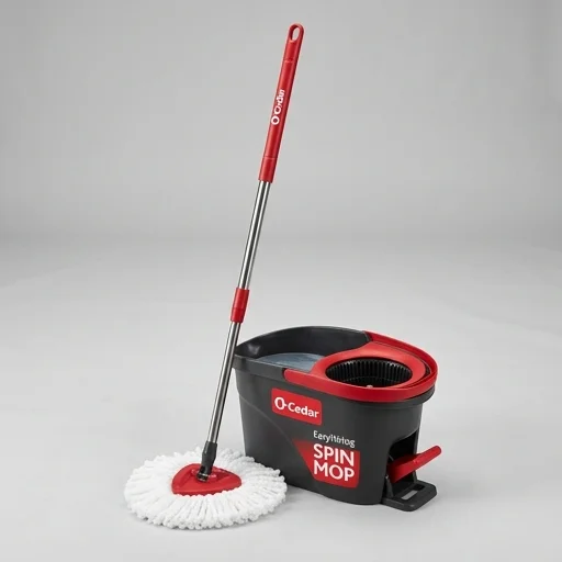 O-Cedar EasyWring Spin Mop with Bucket