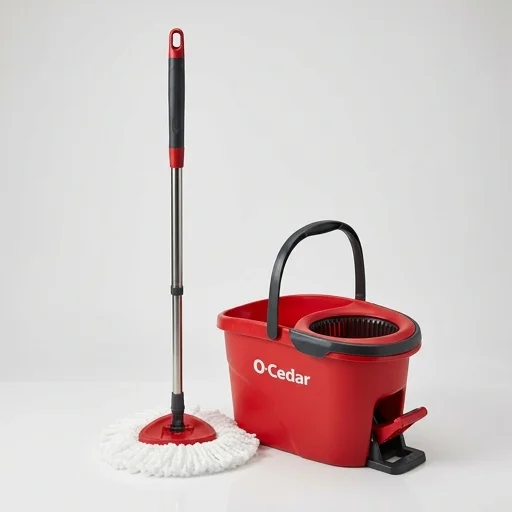 O-Cedar EasyWring Spin Mop with Bucket
